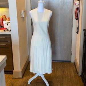 Ralph Lauren cream pleated dress
